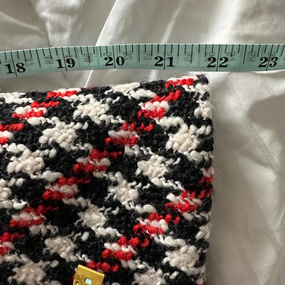 Baum und Pferdgarten Hampden Houndstooth Shacket -‎ Red/Black/Cream - Size 36